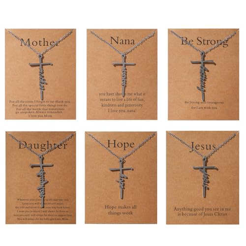 Praktischer Kreuz-Anhänger, Schmuck, stabile Legierung, Handwerkskunst mit verstellbarer Kette für bequemes tägliches Tragen, verstellbare Halskette, Einheitsgröße, Wie beschrieben, Wie beschrieben von ERRORY