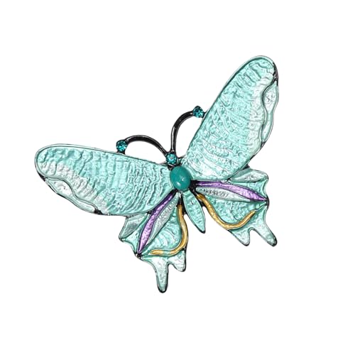 Schmetterlings-Schmuck-Brosche mit Kristallen, Mehrzweck-Schalverschluss für Kleider, Partys, Hochzeiten und besondere Anlässe, Outfits, Schmetterlingsnadel Schmetterlings-Schmuck-Brosche mit Kristallen, Mehrzweck-Schalverschluss für Kleider, Partys, Hochzeiten und besondere Anlässe, Outfits, Schmetterlingsnadel von ERRORY