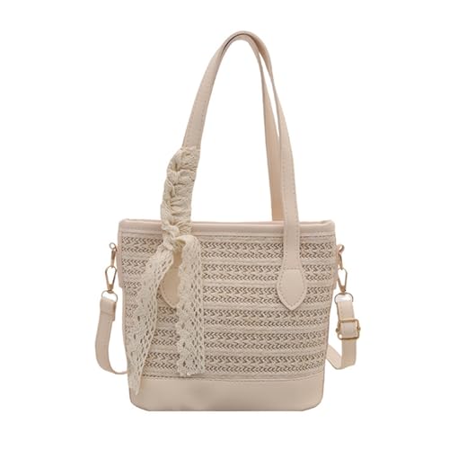 Schöne Umhängetasche für Damen, einfache Schultertasche, Stroh, Handtasche, Eimer, große Kapazität, Messenger für den Alltag, schöne Umhängetasche für Damen, Stroheimer, einfache Schultern, Strand Schöne Umhängetasche für Damen, einfache Schultertasche, Stroh, Handtasche, Eimer, große Kapazität, Messenger für den Alltag, schöne Umhängetasche für Damen, Stroheimer, einfache Schultern, Strand von ERRORY