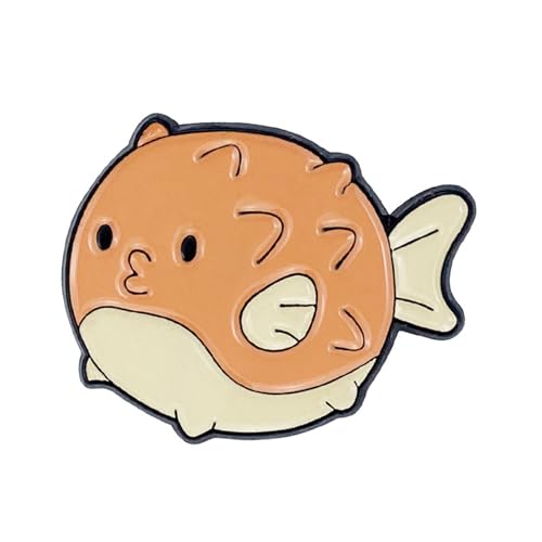 Stilvolle Brosche mit Meerestier-Motiv, buntes Meerestier-Accessoire, Tier-Brosche für Trendsetter, um Ihren Look zu verbessern, farbenfrohes Accessoire, Einheitsgröße, Wie beschrieben von ERRORY