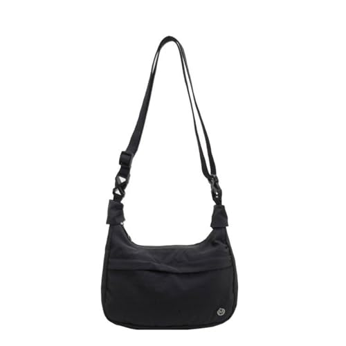 Stilvolle Damen-Geldbörse aus Nylon mit organisierten Fächern für den täglichen Gebrauch, Reisezubehör, tragbare Alltagstasche, Schwarz , One Size von ERRORY