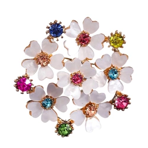 Stilvolle Strass-Blumennadel für Damen-Outfits, elegante Blumen-Brosche, vielseitiges Kleid, Mantel, Schmuckzubehör, vielseitige Blumennadel für Hemden, Kleider Stilvolle Strass-Blumennadel für Damen-Outfits, elegante Blumen-Brosche, vielseitiges Kleid, Mantel, Schmuckzubehör, vielseitige Blumennadel für Hemden, Kleider von ERRORY