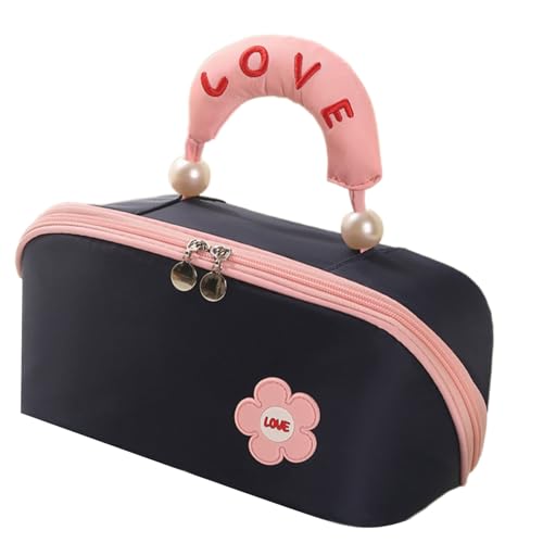 Stilvoller, wasserabweisender Make-up-Organizer, praktische Tragetasche für Kosmetik, Hautpflege, Fitnessstudio, Reisezubehör, leichte Kosmetik-Aufbewahrungslösung, Shangqing, Mass Beauty von ERRORY