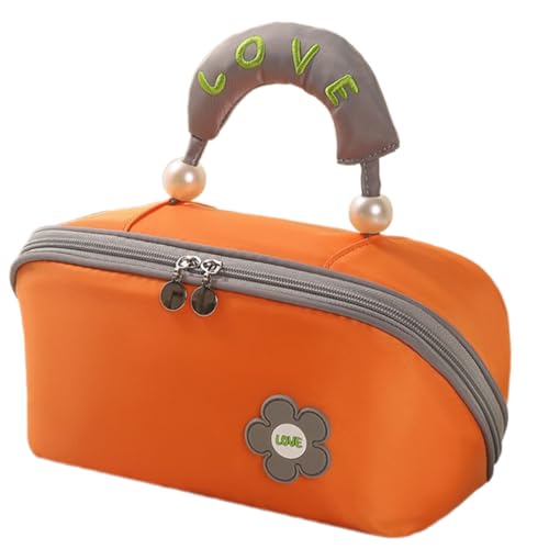 Stilvoller, wasserabweisender Make-up-Organizer, praktische Tragetasche für Kosmetik, Hautpflege, Fitnessstudio, Reisezubehör, leichte Kosmetik-Aufbewahrungslösung, a, Mass Beauty von ERRORY