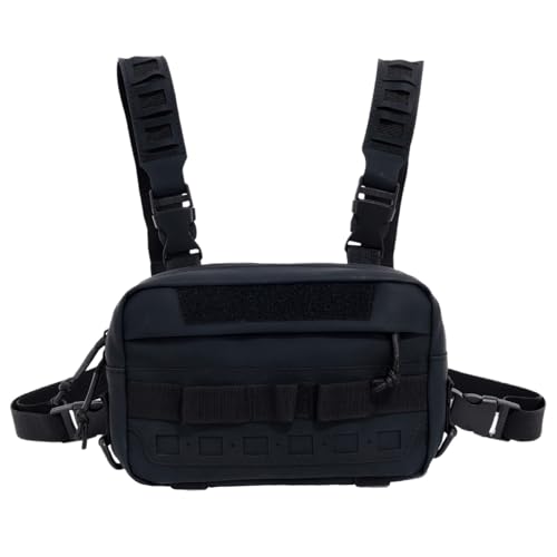 Tacticals Chest Rigs Pack Herren Lauftasche mit Frontschlaufe Recons Chest Rigs für Outdoor-Workouts Running Pack von ERRORY