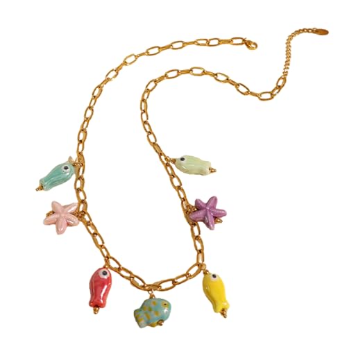 Tragbare und bequeme Keramikperle in hellen Farbdesigns für trendige Frauen, die Mode-Statements lieben, einzigartiges Mode-Accessoire, Einheitsgröße, Wie beschrieben, Wie beschrieben von ERRORY