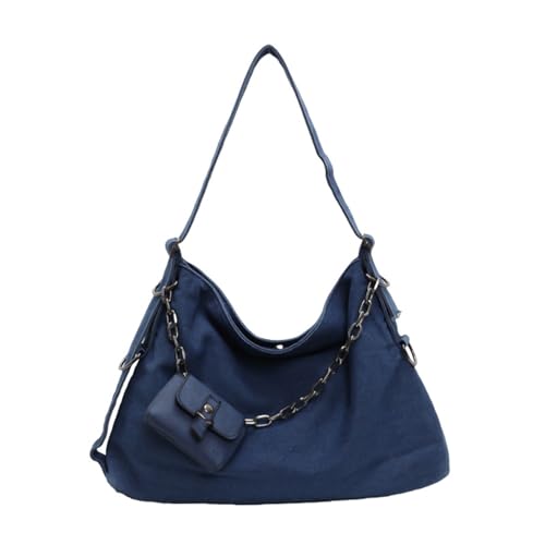 Trendige Jeans Unterarmtasche für Damen, lässig, Crossbody-Packung, modische Schultertasche, Reise-Arbeits-Handtasche, Jeans, Arbeitstasche, B, One Size Trendige Jeans Unterarmtasche für Damen, lässig, Crossbody-Packung, modische Schultertasche, Reise-Arbeits-Handtasche, Jeans, Arbeitstasche, B, One Size von ERRORY