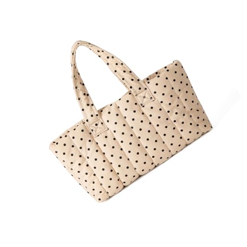 Trendige übergroße Schultertasche mit Punktemuster, geräumige Handtasche, ergonomisch, Polyester, lässige Tasche für den täglichen Gebrauch, vielseitig einsetzbar für den täglichen Gebrauch, khaki Trendige übergroße Schultertasche mit Punktemuster, geräumige Handtasche, ergonomisch, Polyester, lässige Tasche für den täglichen Gebrauch, vielseitig einsetzbar für den täglichen Gebrauch, khaki von ERRORY