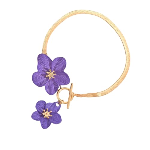 Zartes Blumen-Fußkettchen mit verstellbarer Kette, stabile Konstruktion für Damen, modischer Fußschmuck für jeden Anlass, Legierung, Blume, Knöchel, Einheitsgröße, Wie beschrieben Zartes Blumen-Fußkettchen mit verstellbarer Kette, stabile Konstruktion für Damen, modischer Fußschmuck für jeden Anlass, Legierung, Blume, Knöchel, Einheitsgröße, Wie beschrieben von ERRORY