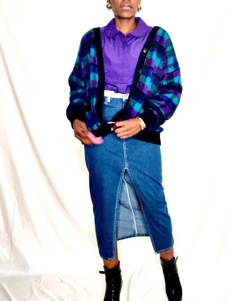 Hasting & Smith 1980Er Jahre Strickjacke in Groesse S von ERSALINEandMAE