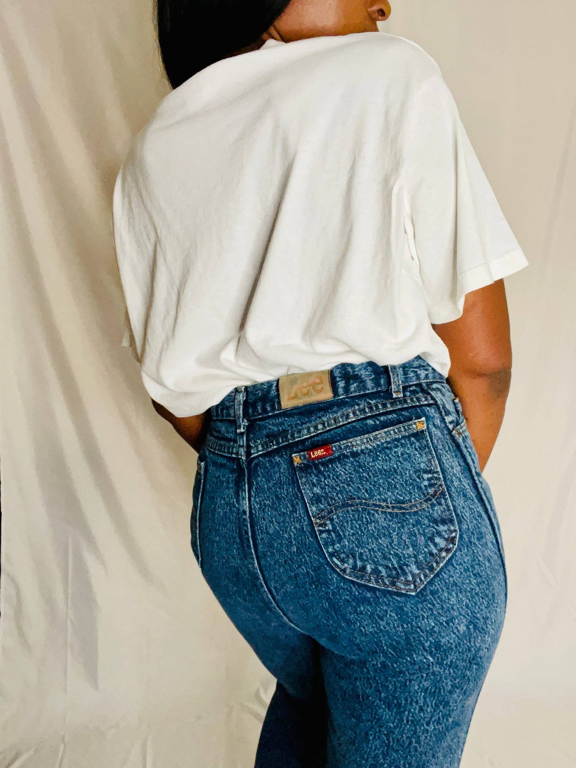 Lee 1980S Usa Made Dark Rinse Acid Wash Jeans Größe 13 von ERSALINEandMAE