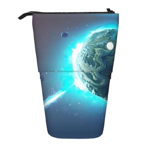ERSDWRE Cute Planet Teleskop-Federmäppchen, Kawaii-Schreibwaren-Tasche, Reißverschluss, Stifteetui ERSDWRE Cute Planet Teleskop-Federmäppchen, Kawaii-Schreibwaren-Tasche, Reißverschluss, Stifteetui von ERSDWRE