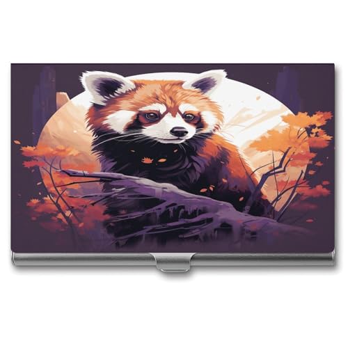 ERSTSNCK Top of Branch Visitenkartenhalter, Metall, personalisierbar, superleicht, Visitenkartenetui, schmal, mit Schnalle, für Männer und Frauen von ERSTSNCK