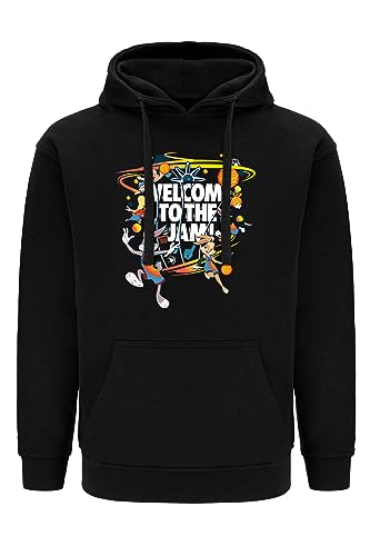 ERT GROUP Men's 2 Hooded Sweatshirt, Space Jam 003 Black, XXL von ERT GROUP