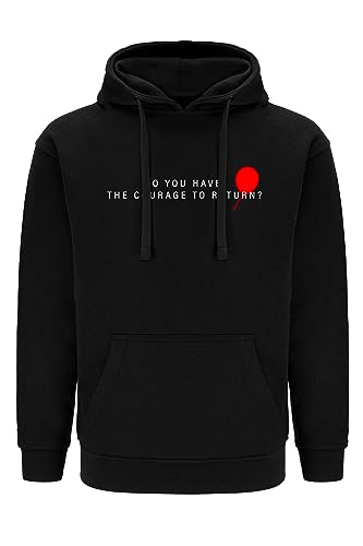 ERT GROUP Men's Hooded Sweatshirt, It 017 Black Double, XXL von ERT GROUP