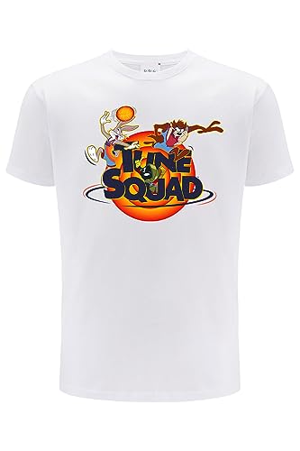 ERT GROUP Mens 2 T-Shirt, Space Jam 031 Weiß, M von ERT GROUP