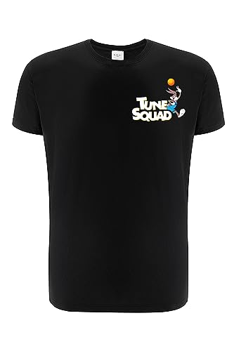 ERT GROUP Mens Double T-Shirt, Space Jam 026 Schwarz 2, S von ERT GROUP