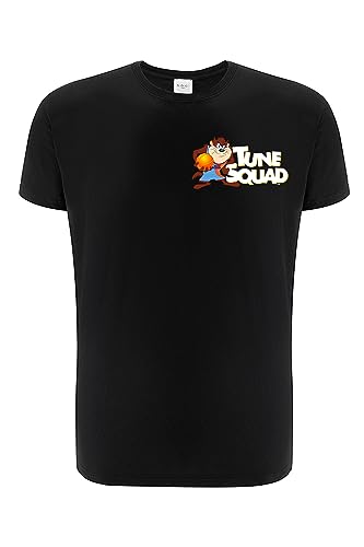 ERT GROUP Mens Double T-Shirt, Space Jam 027 Schwarz 2, 56 von ERT GROUP