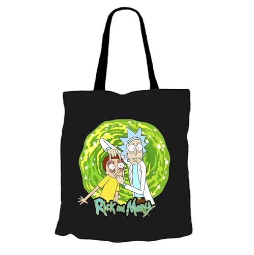 ERT GROUP WARNER BROS. Rick and Morty 007 Tote Bag Black von ERT GROUP