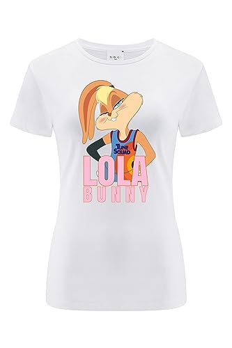 ERT GROUP Women's 2 T-Shirt, Space Jam 021 White, X-Large von ERT GROUP