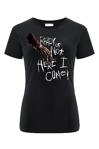 ERT GROUP Women's T-Shirt, Nightmare of The Elm Street 001 Black, X-Large von ERT GROUP