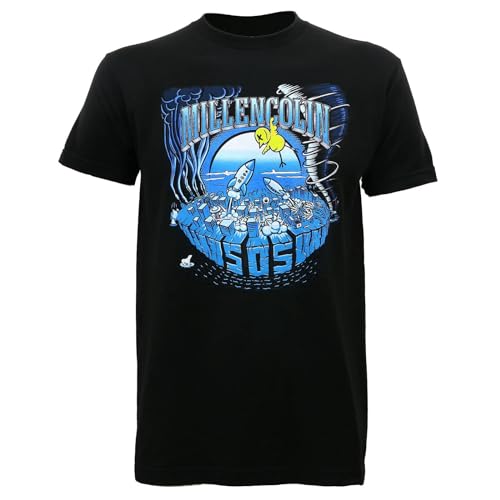 Authentic Millencolin SOS Slim-Fit T-Shirt Black XXL von ERVBfddaz