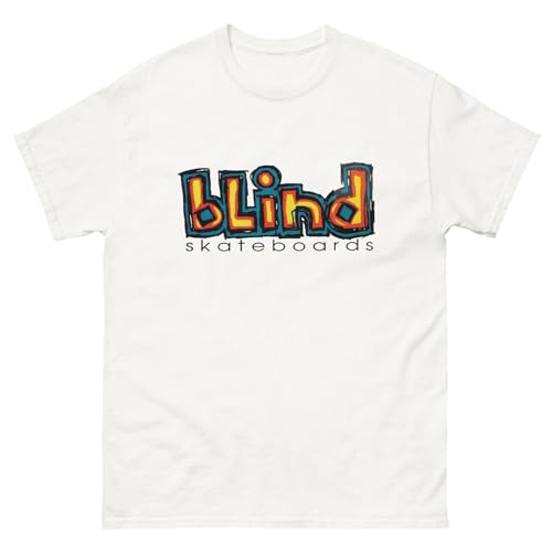 BLIND Skateboards Vintage Retro 90s 80s Skateboarding t Shirt Designs White XL von ERVBfddaz