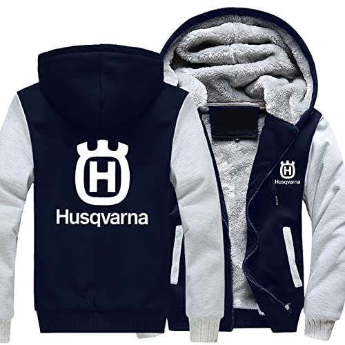 ERWAAD Herren Kapuzen Pullover Jacken für H.u.sqv.AR.NA Print Lässige Sweatshirts Langarm Kapuzen Strickjacke Frühling Herbst Mäntel Tops für Männer Geschenke-E||S von ERWAAD