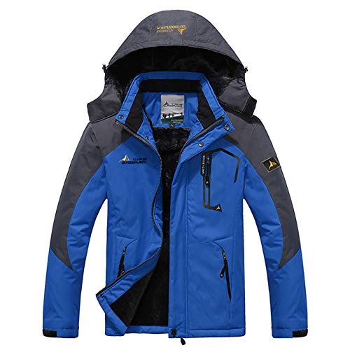 ERYUE Warme Winterjacke-Herren Mountain Wasserdichte Shelljacke Skijacke Winddichte Jacke Winter Warme Jacke für Camping Wandern Skifahren von ERYUE