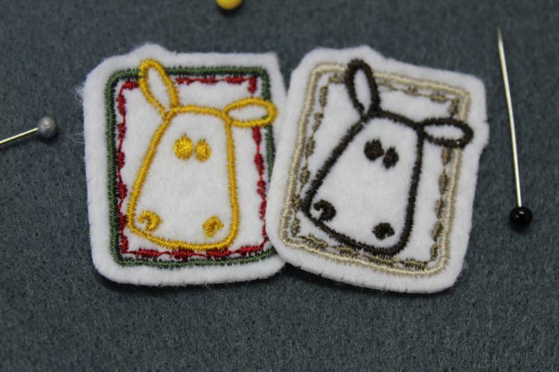 Patch Esel Zum Aufnähen/Gestickt von ERZstickShop