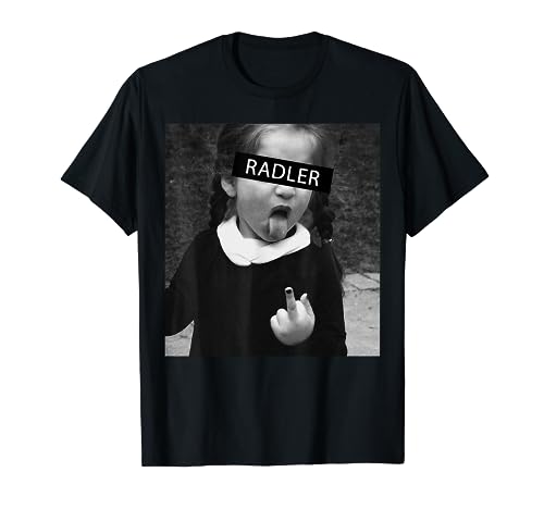 RADLER. Bah Kind mit Zunge Mittelfinger Mix Bier Alster Fun T-Shirt von ES ESKALIERT EH. - Totale Eskalation Aesthetic