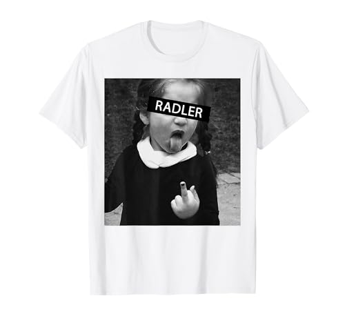 RADLER. Bah Kind mit Zunge Mittelfinger Mix Bier Alster Fun T-Shirt von ES ESKALIERT EH. - Totale Eskalation Aesthetic