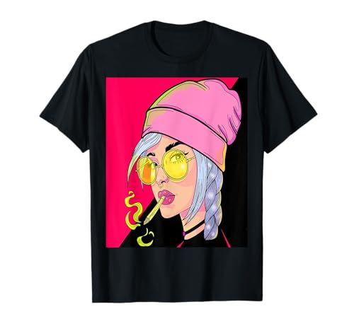 Pop Art T-Shirt Pop Art Frauen mit coolen Designs T-Shirt von ES&AL