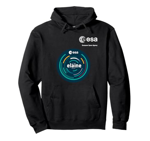 ESA European Space Agency Mission Elaine Patch Pullover Hoodie von ESA European Space Agency Elaine Weiß