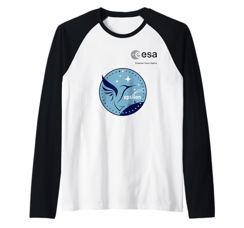 ESA European Space Agency Mission Epsilon Patch Raglan ESA European Space Agency Mission Epsilon Patch Raglan von ESA European Space Agency Epsilon Schwarz