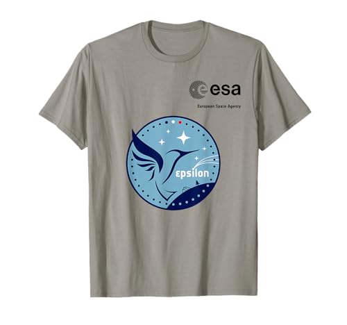 ESA European Space Agency Mission Epsilon Patch T-Shirt von ESA European Space Agency Epsilon Schwarz