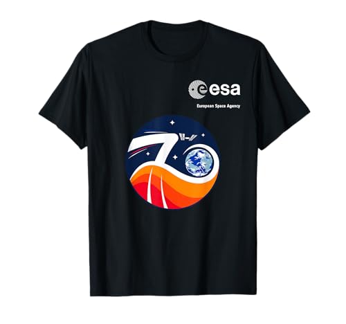 ESA European Space Agency Mission ISS Expedition 70 Patch T-Shirt von ESA European Space Agency ISS Expedition 70 Weiß