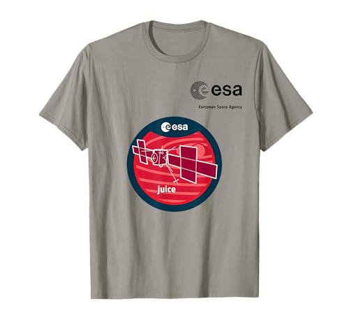ESA European Space Agency Mission Juice Patch T-Shirt von ESA European Space Agency Juice Schwarz