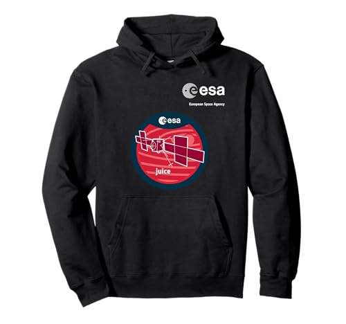 ESA European Space Agency Mission Juice Patch Pullover Hoodie von ESA European Space Agency Juice Weiß