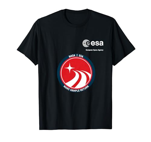 ESA European Space Agency Mission Mars Sample Return Patch T-Shirt ESA European Space Agency Mission Mars Sample Return Patch T-Shirt von ESA European Space Agency MSR Weiß