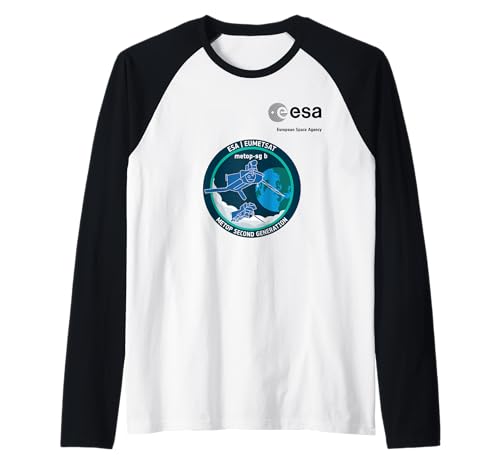ESA European Space Agency Mission MetOp-SG B Patch Raglan ESA European Space Agency Mission MetOp-SG B Patch Raglan von ESA European Space Agency MetOp-SG B Schwarz