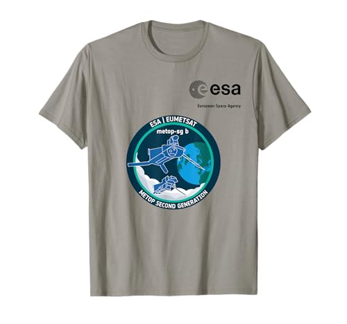 ESA European Space Agency Mission MetOp-SG B Patch T-Shirt ESA European Space Agency Mission MetOp-SG B Patch T-Shirt von ESA European Space Agency MetOp-SG B Schwarz