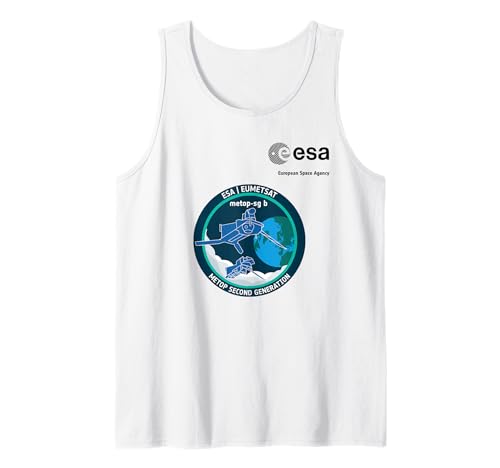 ESA European Space Agency Mission MetOp-SG B Patch Tank Top ESA European Space Agency Mission MetOp-SG B Patch Tank Top von ESA European Space Agency MetOp-SG B Schwarz