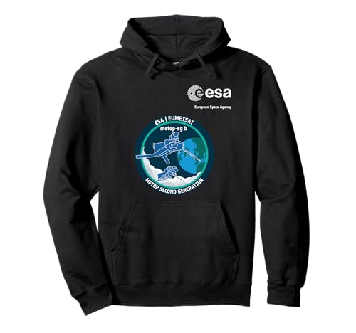 ESA European Space Agency Mission MetOp-SG B Patch Pullover Hoodie ESA European Space Agency Mission MetOp-SG B Patch Pullover Hoodie von ESA European Space Agency MetOp-SG B Weiß