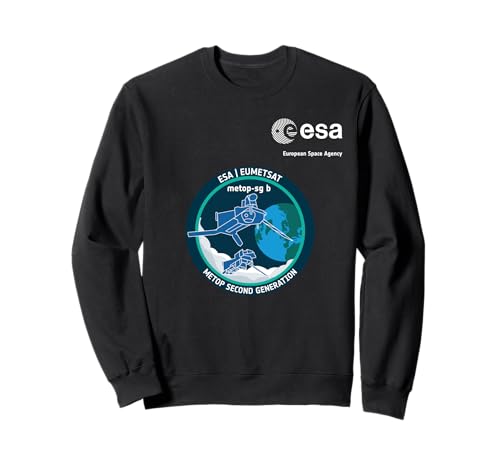 ESA European Space Agency Mission MetOp-SG B Patch Sweatshirt ESA European Space Agency Mission MetOp-SG B Patch Sweatshirt von ESA European Space Agency MetOp-SG B Weiß