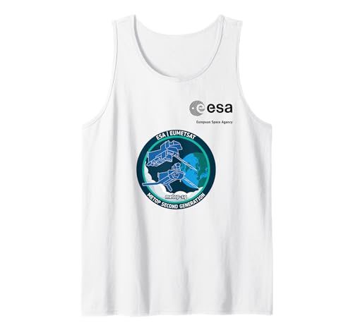ESA European Space Agency Mission MetOp-SG Patch Tank Top von ESA European Space Agency MetOp-SG Schwarz