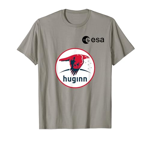 ESA European Space Agency Mission Huginn Patch T-Shirt von ESA European Space Agency Mission Huginn Black