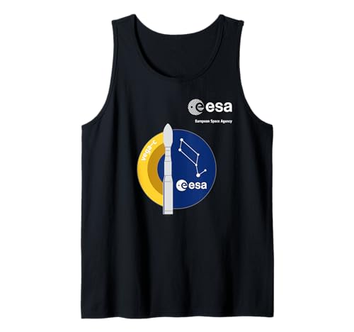 ESA European Space Agency Mission Vega c Rakete Patch Tank Top von ESA European Space Agency Vega c Rakete Weiß