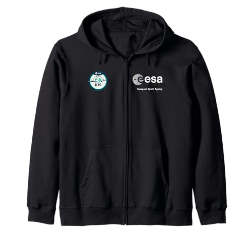 ESA European Space Agency Mission iris Patch Kapuzenjacke von ESA European Space Agency iris Weiß