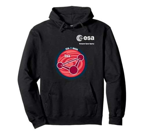 ESA European Space Agency Mission lisa Patch Pullover Hoodie von ESA European Space Agency lisa Weiß